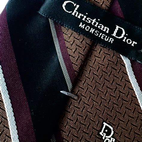 monsieur dior menu dessert|christian Dior monsieur tie vintage.